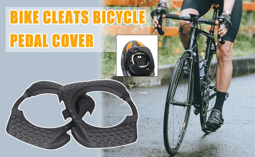 Bike Cleats Bicycle Pedal Cover, 1 Pair Cleat Cover Quick Release Pedal Clip, Cycling Cleats Shoes for Speedplay Zero, Walkable Cycling Lock Plate