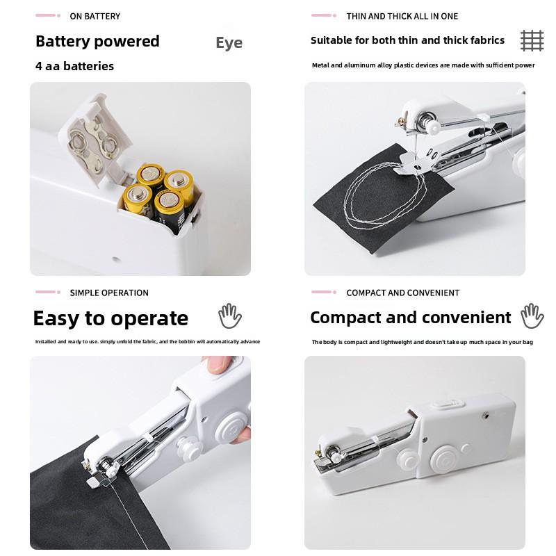 Handheld Electric Sewing Machine Multifunctional Portable Mini Simple DIY Hemming Manual Tailoring