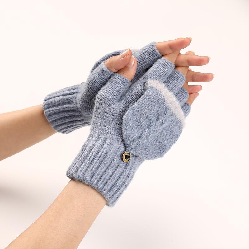 1-packs Warm Winter Gloves Compatible Touchscreen Thick Insulated Non-Slip Breathable Suitable for Cycling Hiking Outdoor Sports Hiking Essentials