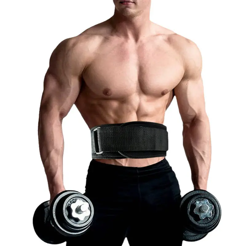 Compression Weightlifting Belt For Squats Deadlifts Gym Training Firm Waist Support For Men Women Heavy Lifting Workout Gear Nylon Core Adjustable