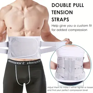 Multi-Functional Waist Protector, Adjustable Elastic Design, Dual Buckle Reinforcement, Breathable Mesh, Suitable for Various Body Types