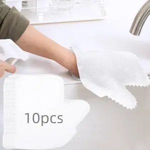10pcs Dusting Cloths Gloves, Dual-Sided Dust Wipes, Ideal for Kitchen, Living Room, Bedroom, Car, Furniture, Window Cleaning