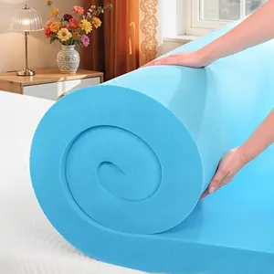 3 Inch Blue Gel Mattress Cover, Suitable for Beds, Sofas, RVs