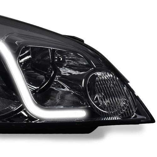 Fit For 2006-2013 Chevy Impala/06-07 Monte Carlo Chrome LED DRL Headlights Lamps