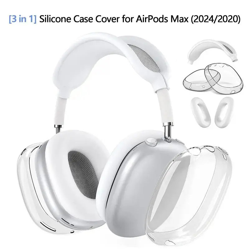 Protective Case for AirPods Max, Hard Shell Headphone Cover with Shock Absorption, Shockproof, Durable
