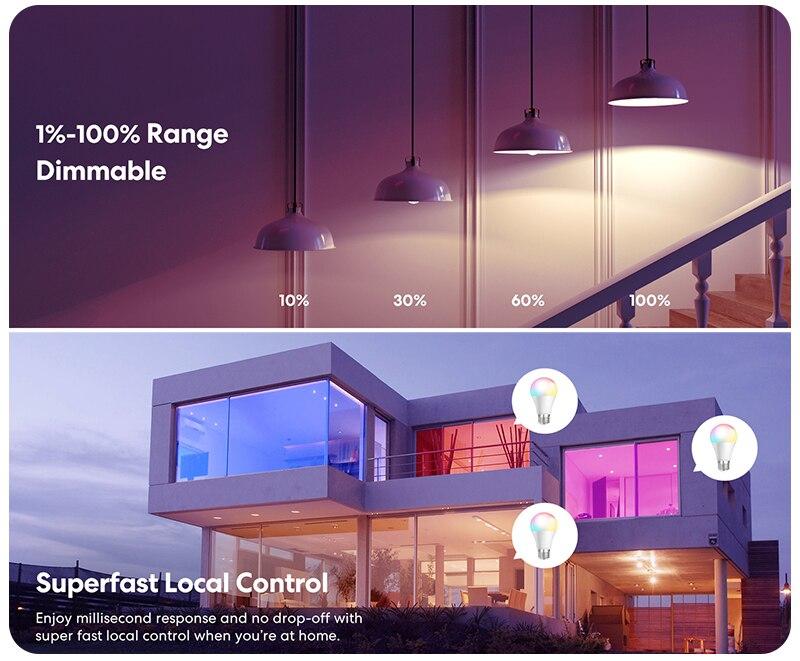 RGB Bulb LED Multicolor Bulb E27 220V Household Lighting Dimmable 24 Key Remote Control Smart Lamp Atmosphere Light