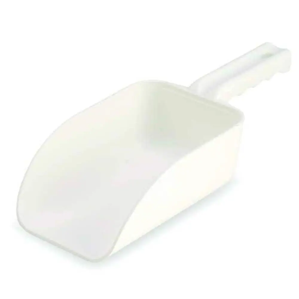 Remco 6400X Color-Coded Plastic Hand Scoop - BPA-Free, Food-Safe Scooper, Commercial Grade Utensils, Restaurant and Food Service Supplies, Large 32 Ounce Size, White