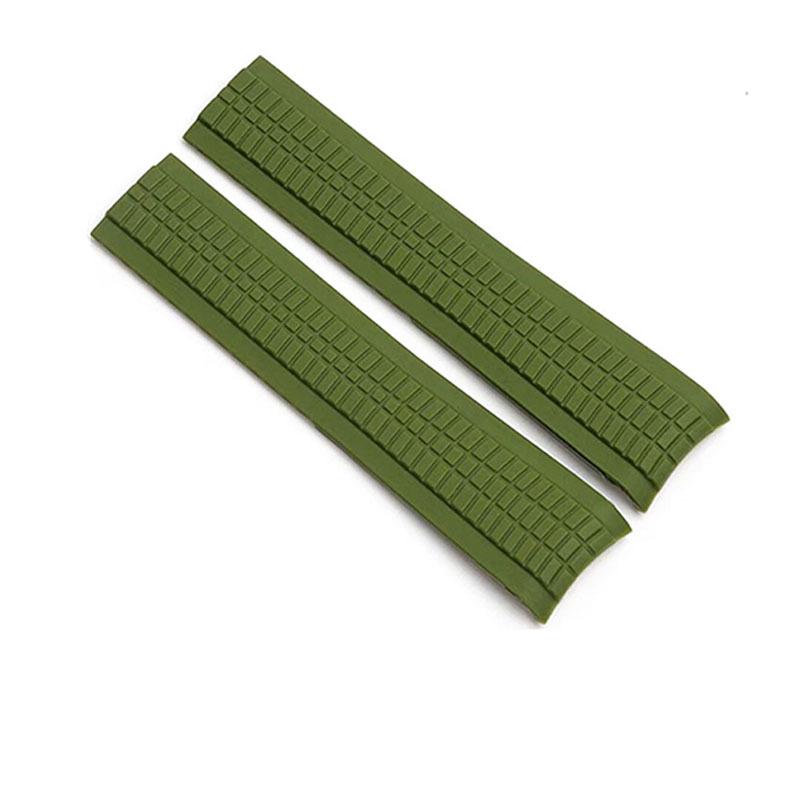 Compatible with Patek Philippe Aquanaut rubber strap, curved sports strap, watch accessories