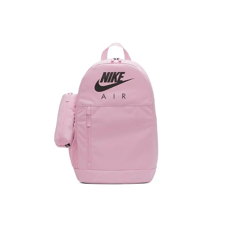 Nike Elemental BKPK Dual-Compartment Student Backpack with Detachable Pouch – Light Arctic Pink/Black