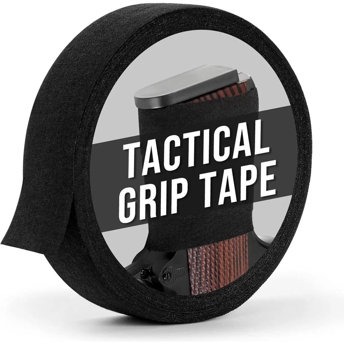 Gun Grip Tape, 1 in x 27.34 Yards Goon Tactical Tape for Guns, Handgun, Pistol, Firearm, Rifle, Hockey, Bats, Baseball - Non-Slip, Non-Reflective Gun Tape Cotton & Synthetic Blend