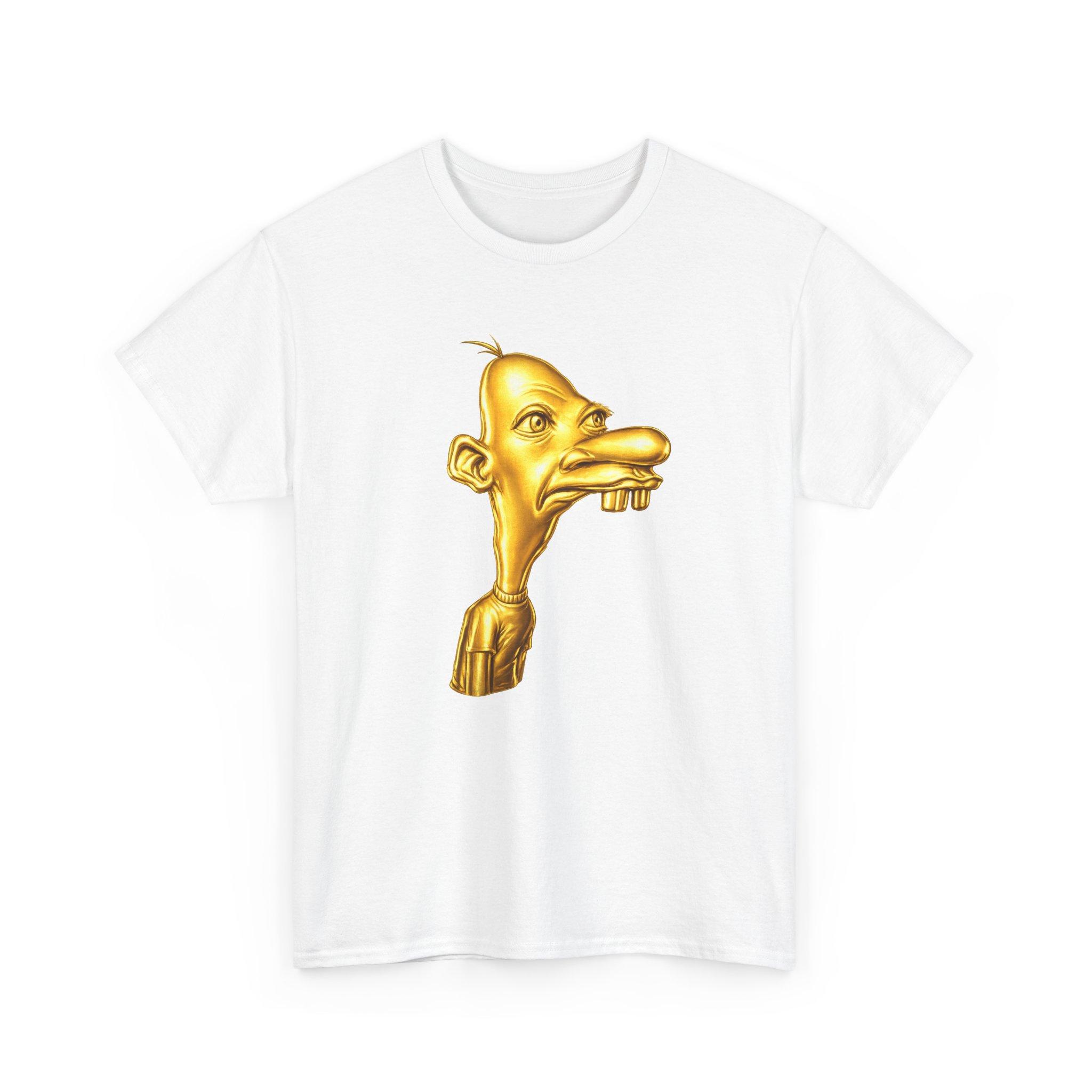 Neegy Cartoon Head Graphic T-Shirt - All Seasons Multi-Size Sports Top with Single Pattern for Sports, Outdoor Activities