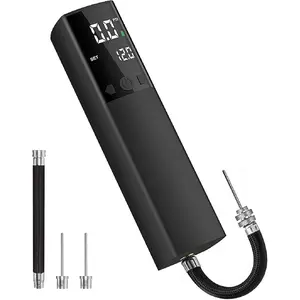 Electric Smart Ball Pump, Portable Fast Inflation Air Pump with Digital LCD Display & Precise Pressure Gauge, Automatic Inflator for Football, Basketball, Volleyball, Soccer, Rugby Sports Balls, Rechargeable Handheld Inflation Tool