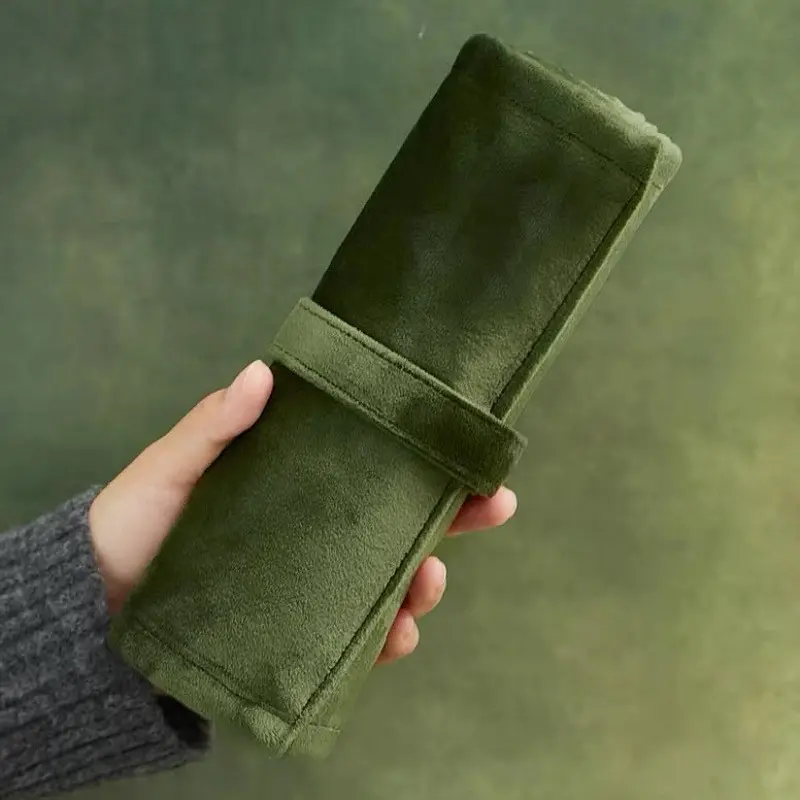 Velvet Portable Travel Jewelry Storage Bag, Dust-Proof Scratch-Resistant Necklace Ring Organizer, Home Jewelry Roll, Essential Accessory
