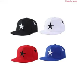 2pcs-1 five pointed star flat eave hip-hop hat, neutral and fashionable baseball hat, truck driver hat, casual clothing and accessories, suitable for skateboarding, fans, outdoor cycling sports, sun protection and shading all season long use,summerwins