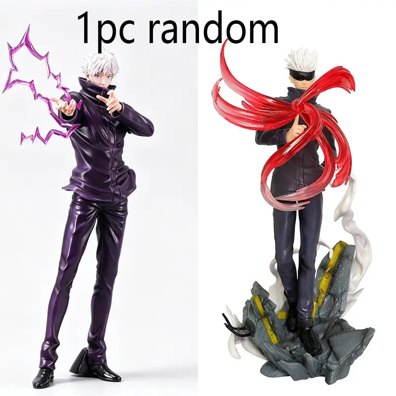 Jujutsu Kaisen Gojo Satoru Figure, Void Effect Edition, Hair Standing Anime Model, Desktop Decor, Collectible Action Figure, PVC Action Figure