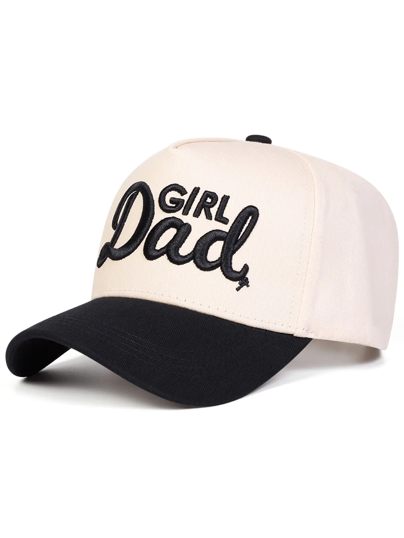 Unisex Baseball Hat with Letter Embroidery, Adjustable Sun Protection Cap for Outdoor Activities, Casual Fitted Design for All Seasons