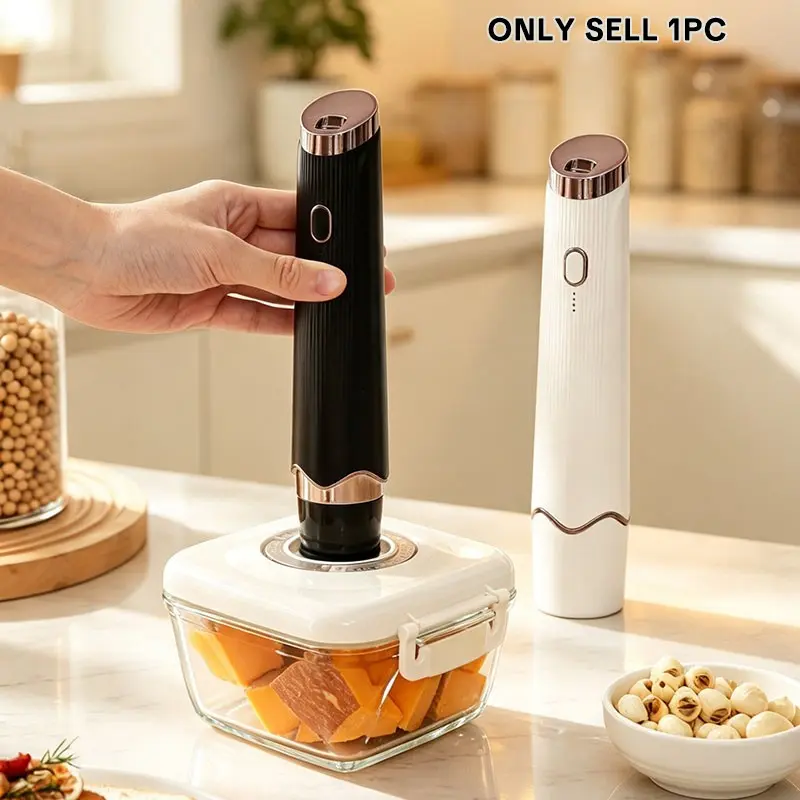 Handheld Vacuum Sealer with Special Seal Bags, Mini Wireless Vacuum Pump, Quick Food Preservation, Extend Freshness Period