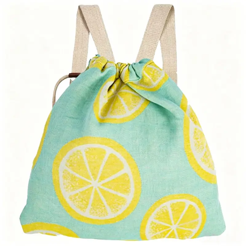 2-in-1 Convertible Beach Towel Backpack, Sand Resistant Quick Drying Extra Large Wearable Beach Mat with Inner Zipper Pocket, Foldable Random Pattern Towel for Beach Vacation Camping
