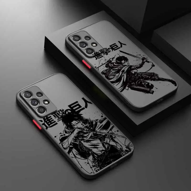 Attack On Titan Cool Silicon Smartphone Case - Customized Protective Casing for Samsung S26, S25, S24, S23, S22, S21, A12, A13, A14, A15, A16, A25, A35, A52, A54 Ultra, Plus, FE Mobile Accessories