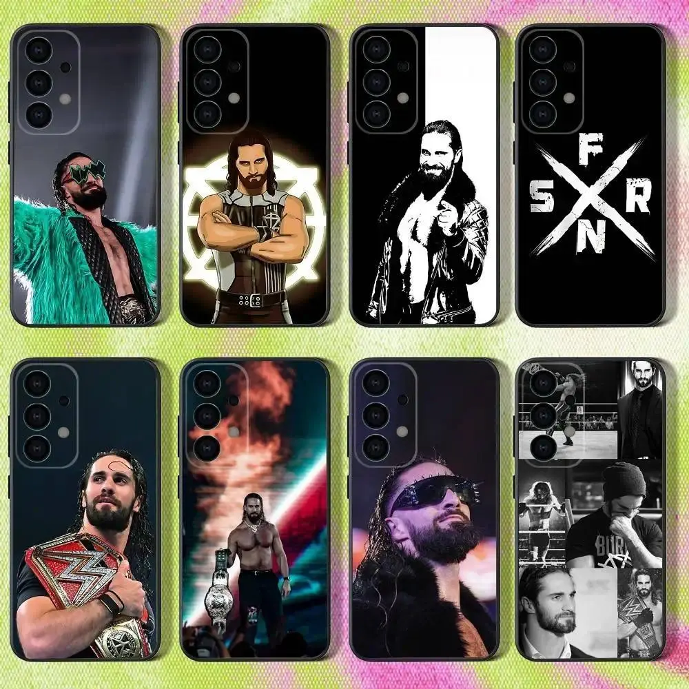 Seth Rollins Wrestler Phone Case Shockproof Cover For iPhone 11-17 Pro Max/Plus & Samsung Galaxy S23-S25 WWE Wrestling Protective Case
