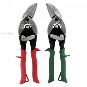 6510c Right and Left Angled Tin Cutting Aviation Snips Set with Forged Blade and Kush'n-Power Comfort GripsDD17CoreComet