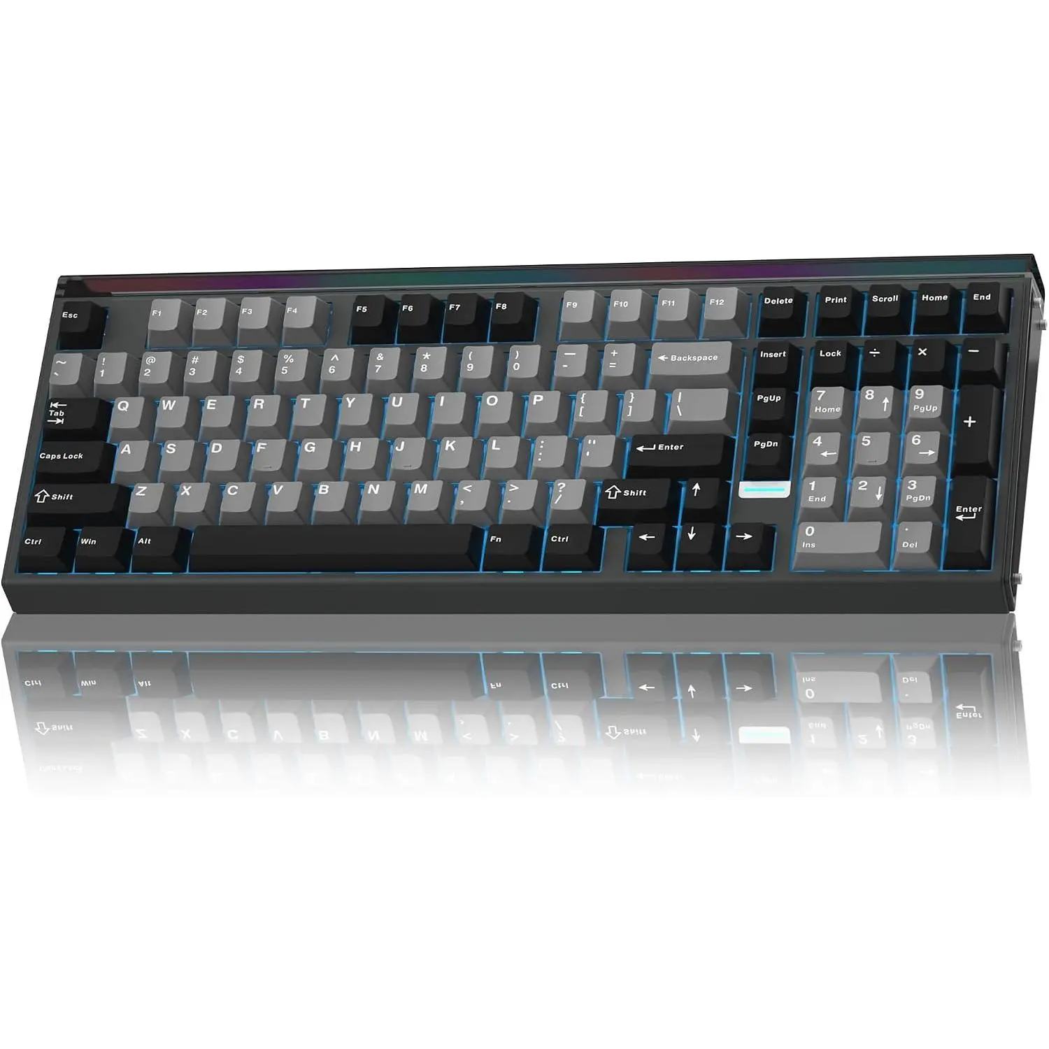 Aula 99 Wired Hall Effect Gaming Keyboard - Rapid Trigger, Backlit Keys, RGB Lighting for Windows PCs