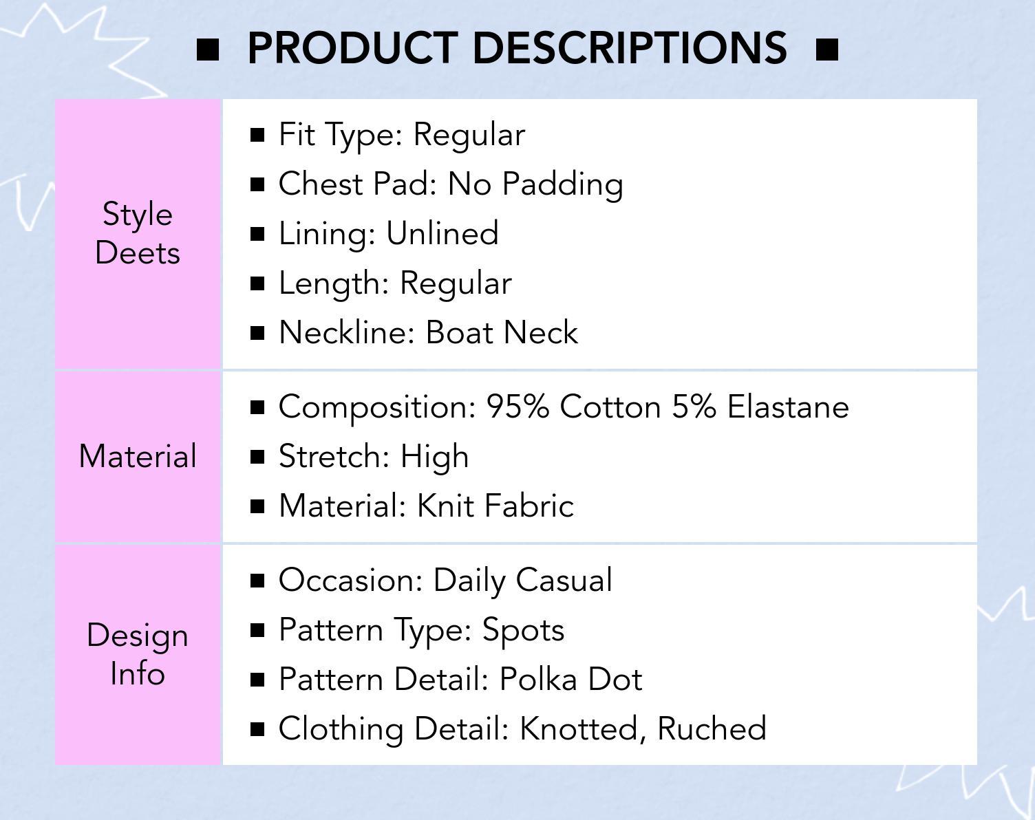 Cider Cotton-blend Boat Neck Knotted Polka Dot Ruched Tank Top