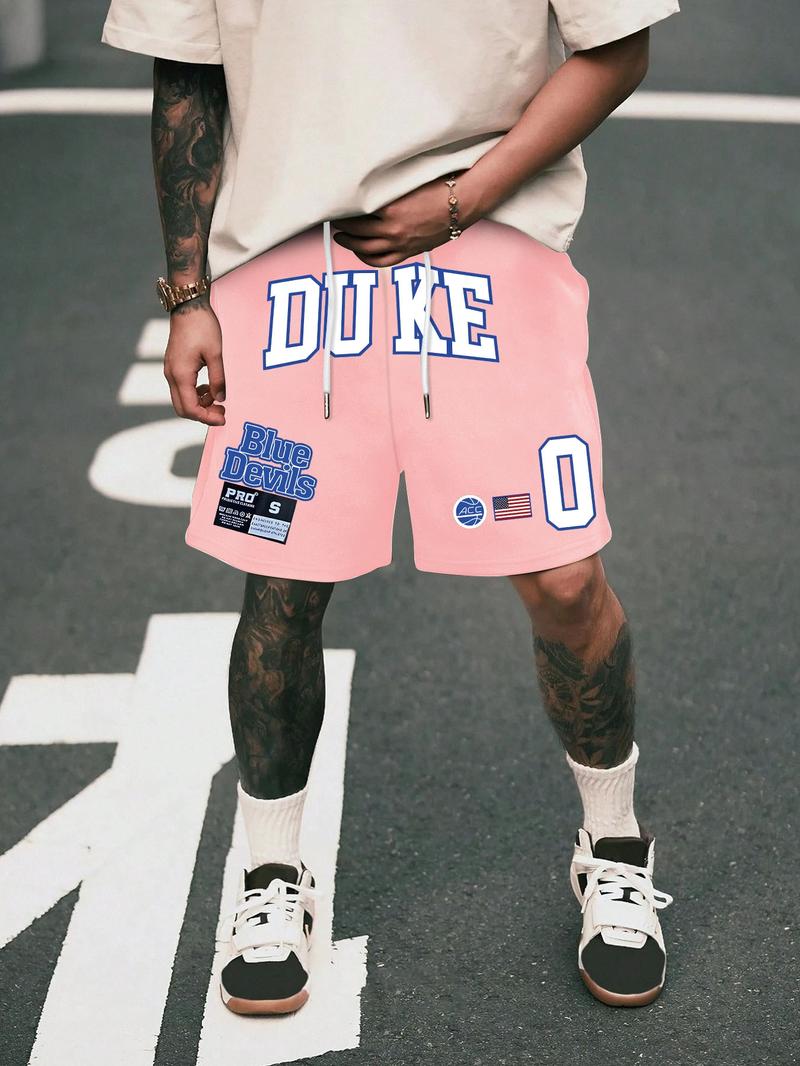 Men's Cartoon Graphic Print Shorts, Loose Casual Street Comfy Breathable Shorts, Men's Summer Bottoms for Daily Wear