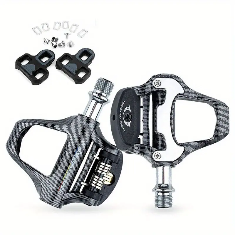 Ultra light road bicycle pedals, bearing pedals, efficient nail hole design, bicycle riding accessories, suitable for outdoor cycling sports