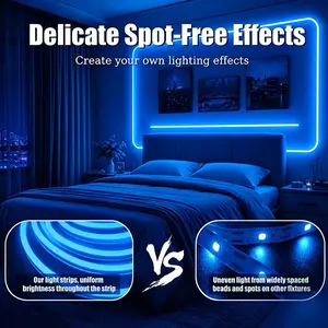 LED Neon Light Strip, Atmosphere Lamp, Ip67 Waterproof, Indoor/outdoor Decor, DIY Home Decoration, Party, USB Powered, Touch Switch