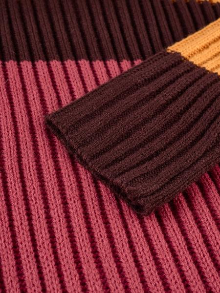 Elegant Women's Knit Dress, High Neck Long Sleeve Mermaid Tail Design, Colorblock Patchwork, Single Wear or Layering, Fall Winter Fashion