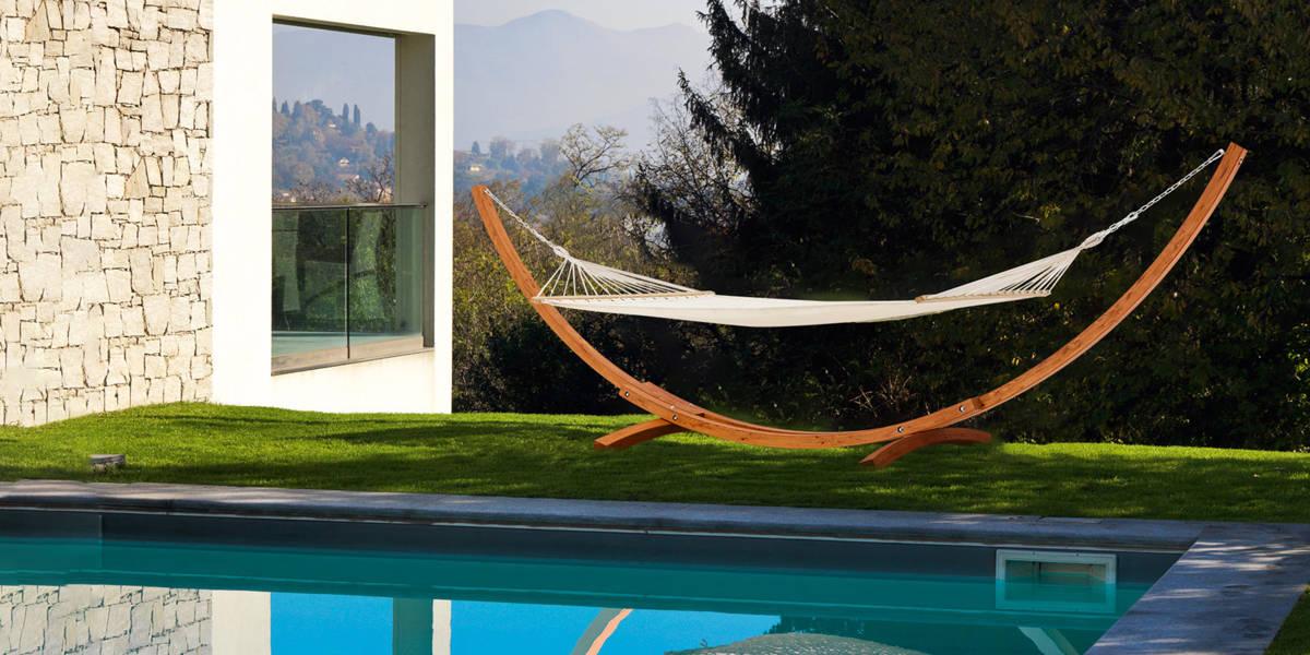 Wooden Bar Hammock with Stand, Heavy-Duty Larch Wood Frame, Breathable Fabric Double Hammock for Backyard, Garden, Patio or Indoor Use Wooden Bar Hammock with Stand, Heavy-Duty Larch Wood Frame, Breathable Fabric Double Hammock for Backyard, Garden, Patio or Indoor Use