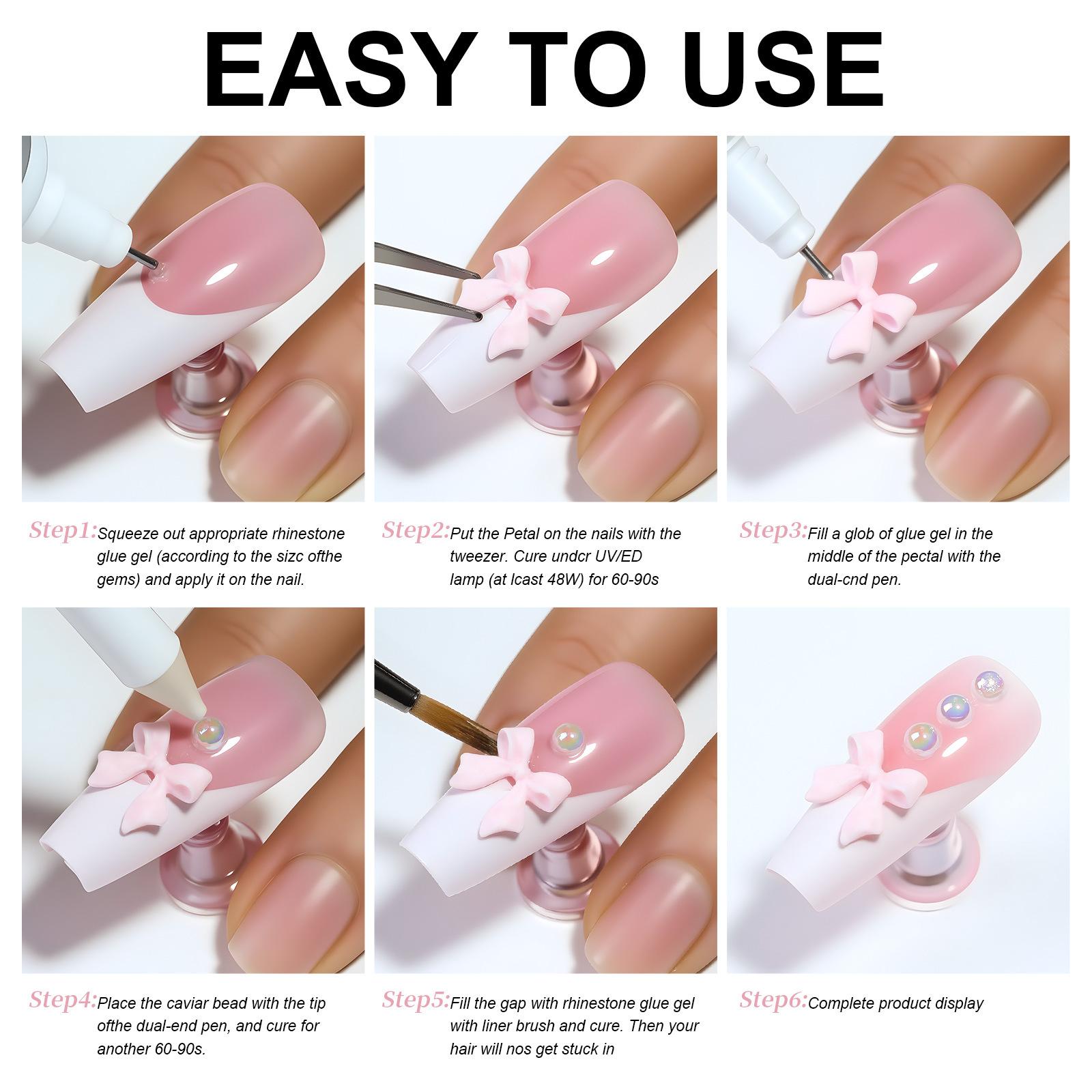 Adult Toys - Rhinestone Pearl Resin Flat Bottom Diamond DIY Jewelry Set