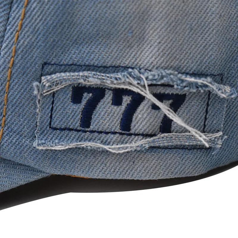 Man And Women TAKE Denim Baseball Caps Washed With Large Embroidery Denim Duckbill Caps Simple Versatile Street Outdoor Hats B60