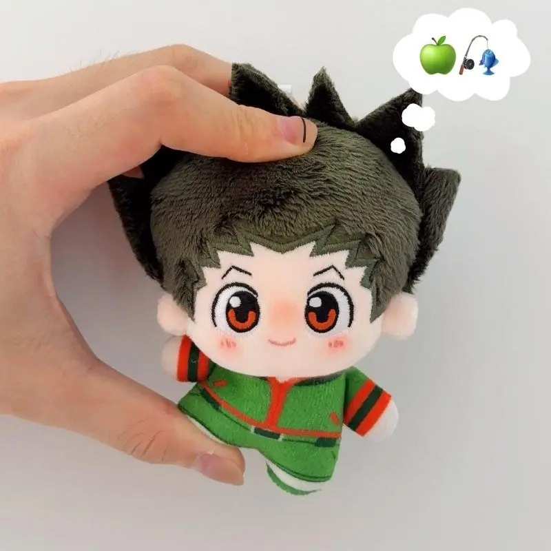 Hunter x Hunter Plush Doll 10cm Cute Anime Stuffed Toy Soft Plushie Keychain Bag Pendant Gift for Anime Lovers Fans Home Decor