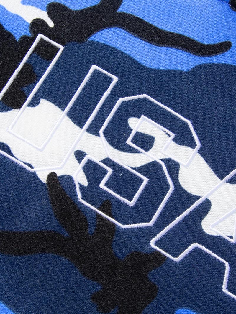 Men's Camouflage Hoodie Set Outdoor Casual Style with Adjustable Drawstring, Fits Snugly Around the Head. Top and Pants from the Same Series Feature Matching Camouflage Patterns. USA Letter Print Adds Trendy Style. Large Pocket on the Jacket and Drawstrin