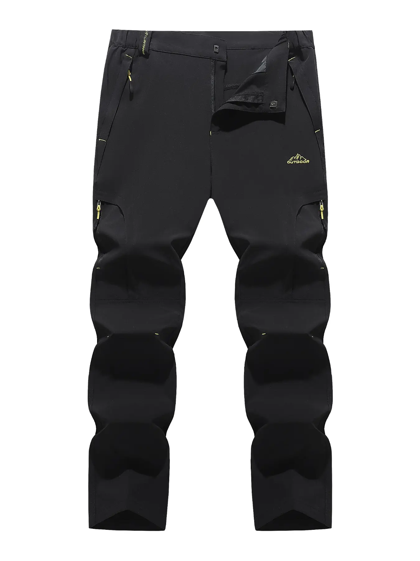 Men's Quick-Dry Pants Spring Summer, Casual Long Pants, Outdoor Hiking Camping Waterproof Anti-Mosquito Fishing Cycling Multi-Pocket
