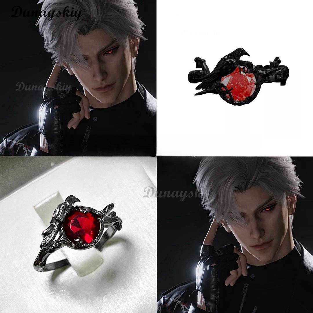 Anime Love and Deepspace Sylus Cosplay Collarbone Necklace Ornament Pendant Cartoon Accessorie Decorate Game Birthday Xmas Gift