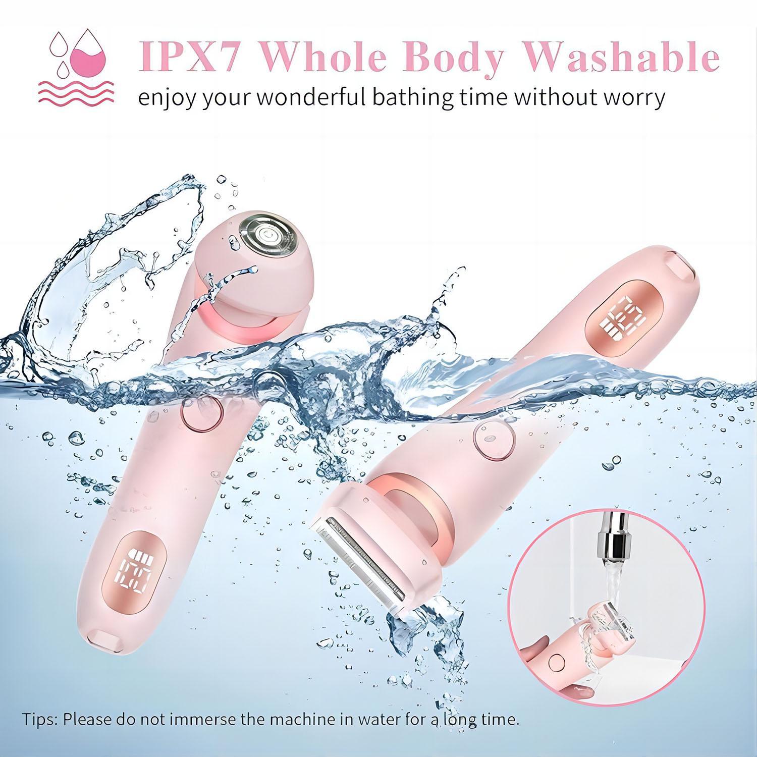 2 in 1 Electric Hair Removal Instrument, Waterproof Hair Removal Razor, Bikini Leg and Underarm Hair Removal Tool, Personal Care Appliances for Women, Valentine's Day Gift