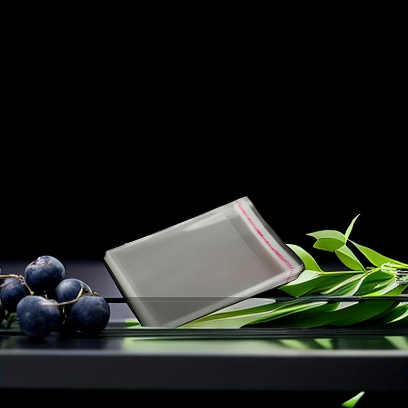 Transparent Cellophane Plastic Bag, 300pcs 3 Sizes Wrapping Bag, Resealable Bag for Photos Jewelry Sock Gift Resealable Packaging