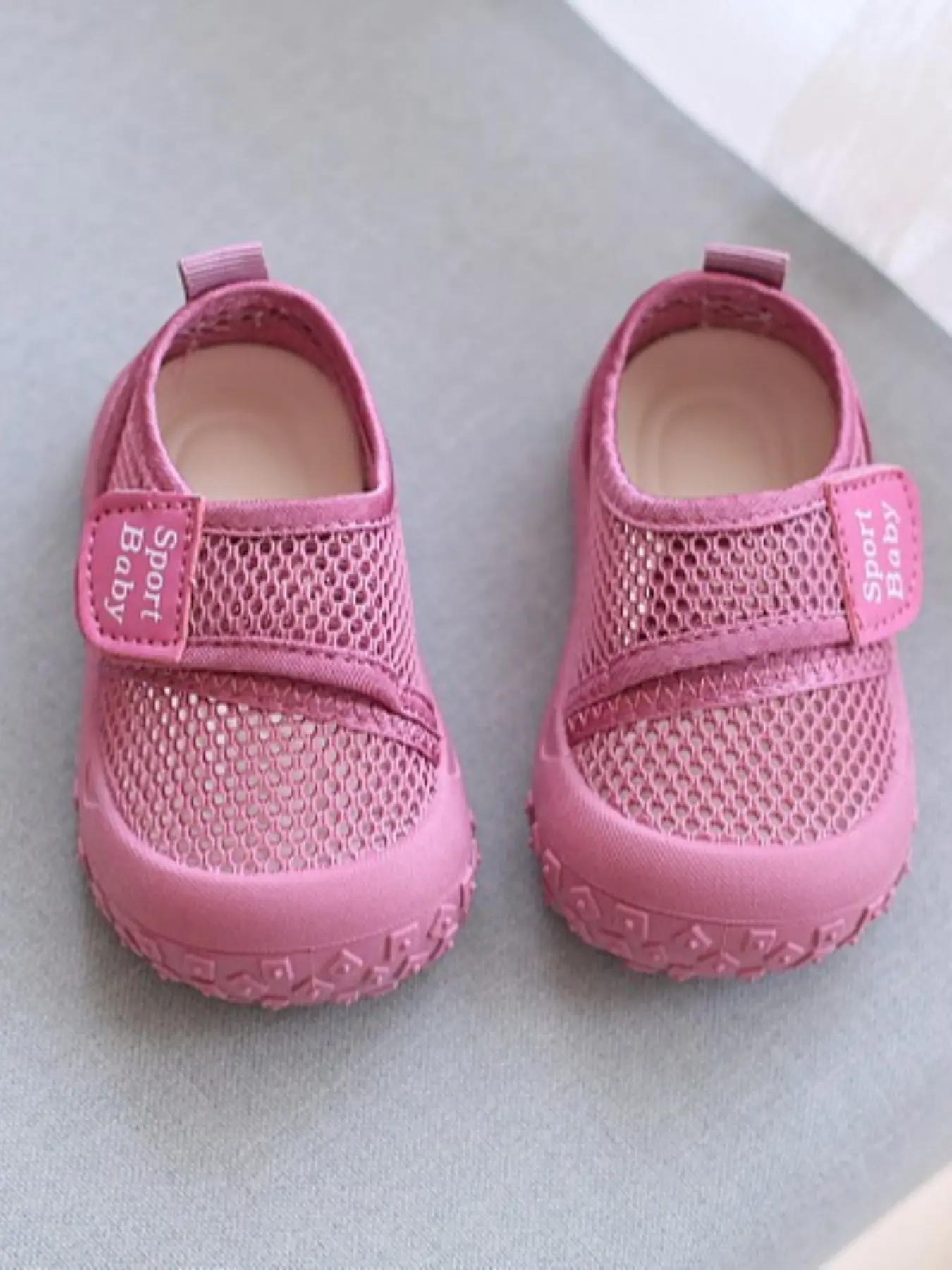 Baby Step Sandals, Breathable Mesh Toe, Velcro Closure, Anti-Slip, Multiple Colors, Infant & Toddler Shoes, Casual Style, Less Than Ankle Height, Kids Shoes