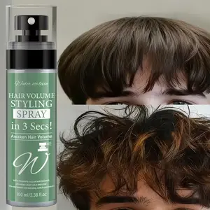 100ml Styling Spray – Creates voluminous hair, a must-have for lazy users, oil-controlling and refreshing long-lasting, leave-in styling, strong hold spray, quick-drying, natural shine effect, long-lasting hold, suitable for all hair types