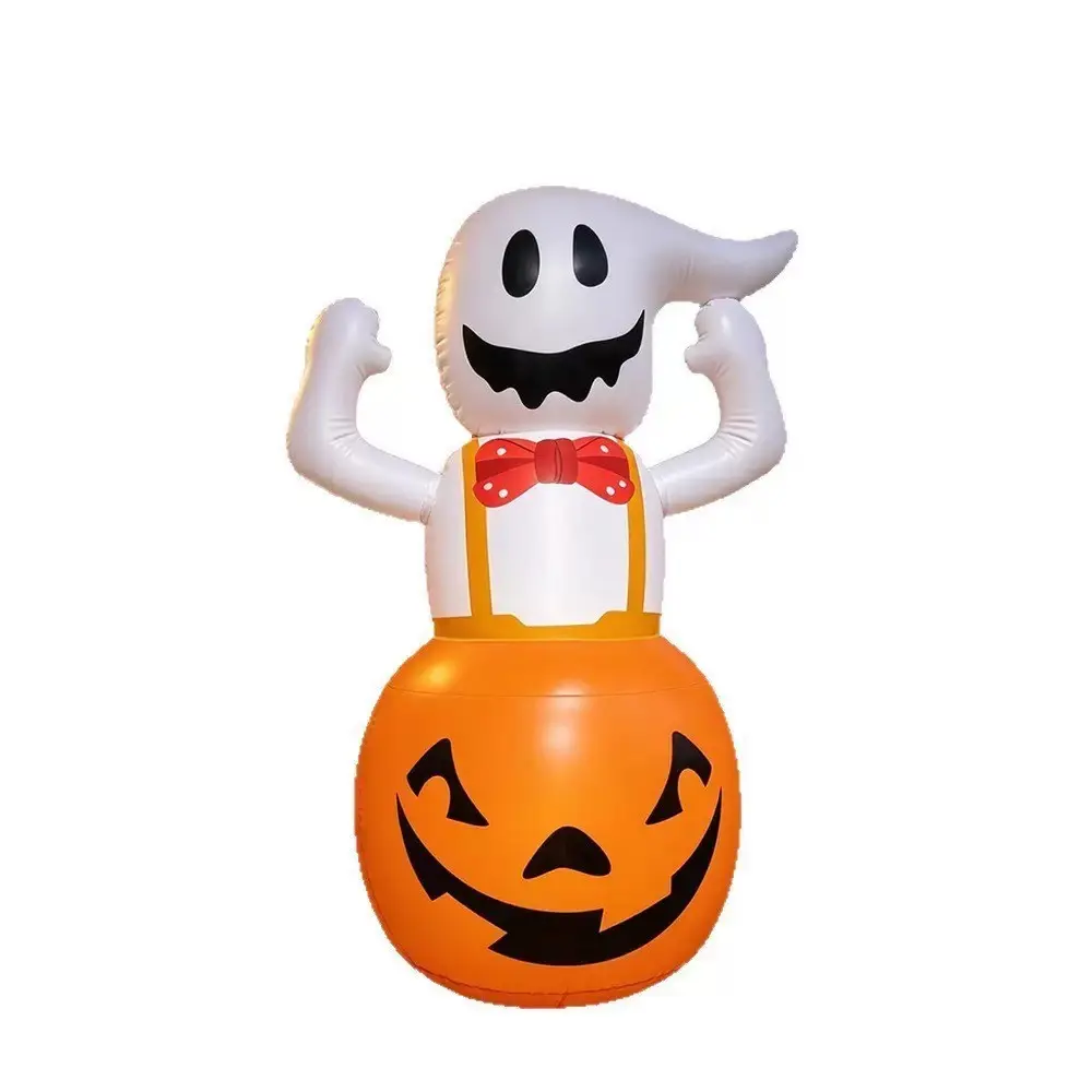 1pc Inflatable Jester Festival Decor, Cute Cartoon Style, Outdoor Garden Party Atmosphere Decoration, Halloween Christmas Lawn Setup