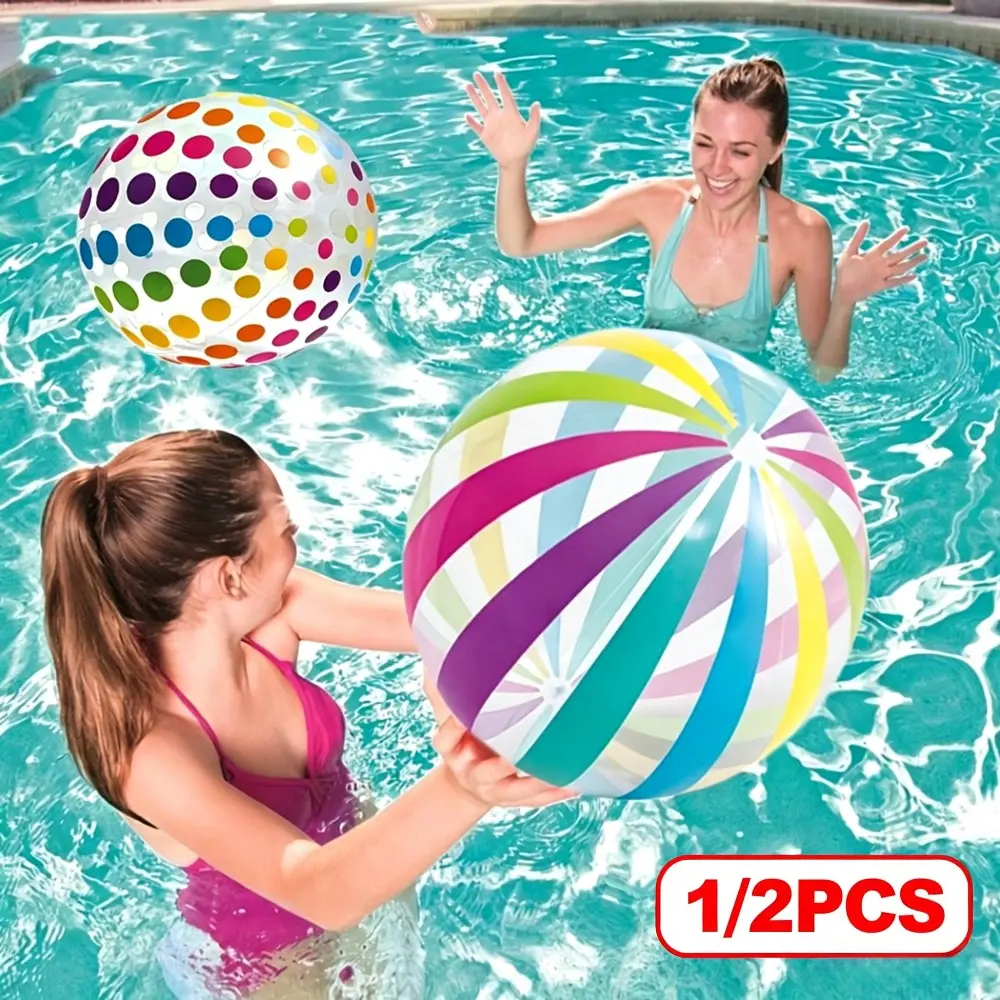 Inflatable Beach Ball 40 Cm Polka Dot Summer Pool Disco Ball with Colorful Confetti Floating Toy Fun Pool Inflatables Pool Floats Pool Floaters Pool Floaties Decoration for Sand Wedding Outdoor Birthday Party Gift