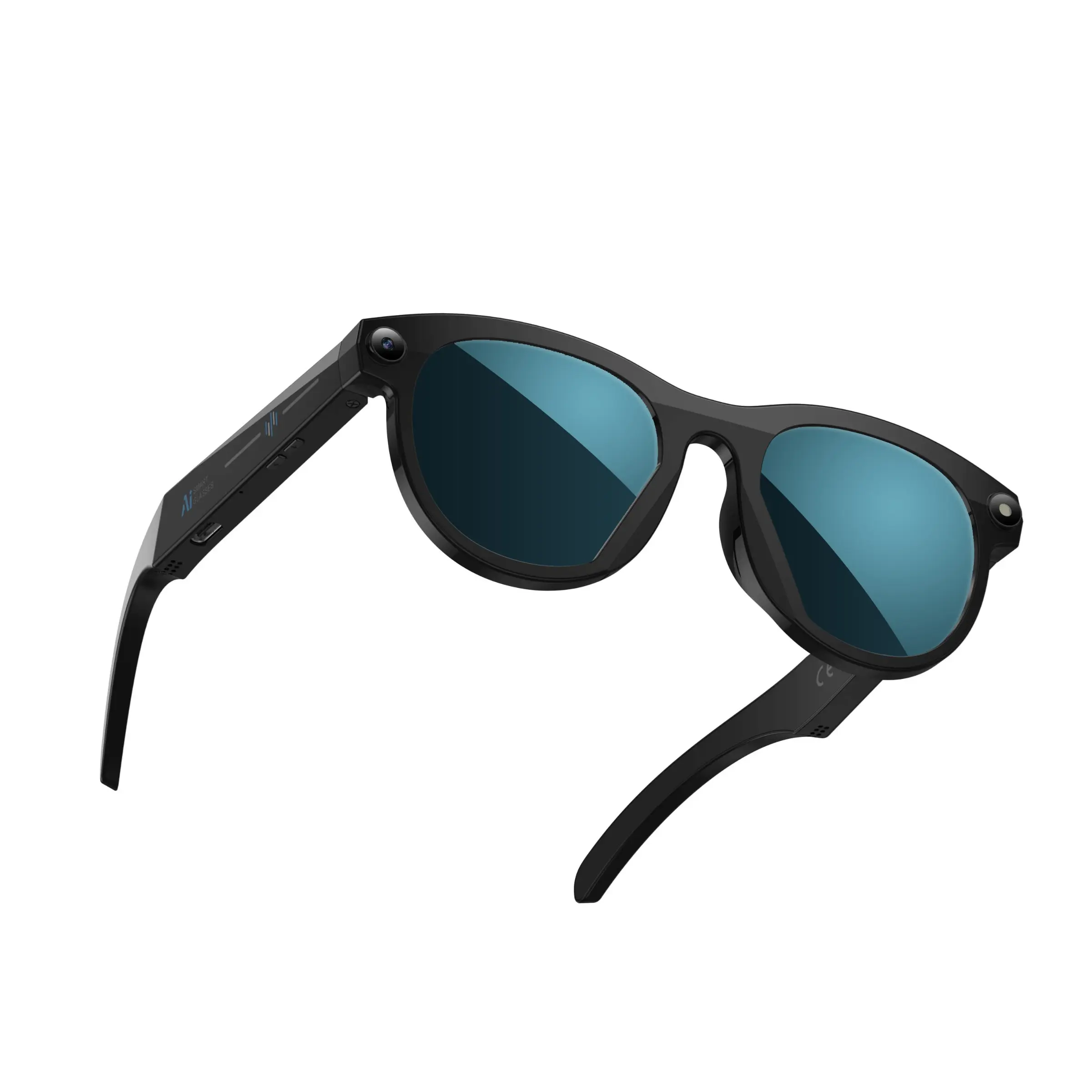 AI Smart Glasses with 2MP Camera, Photo Video Recording, AI Translation, Touch Control, Long Battery Life, Unisex Fashion Music Goggles, Wireless Phone Call, AI Camera Glasses, Smart Glasses with Camera, Wearable Tech Glasses