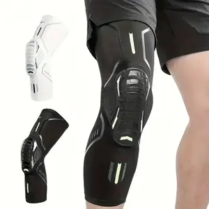 1 Pair Honeycomb Compression Knee Pads Adjustable Breathable Sports Knee Support Brace for Running Basketball