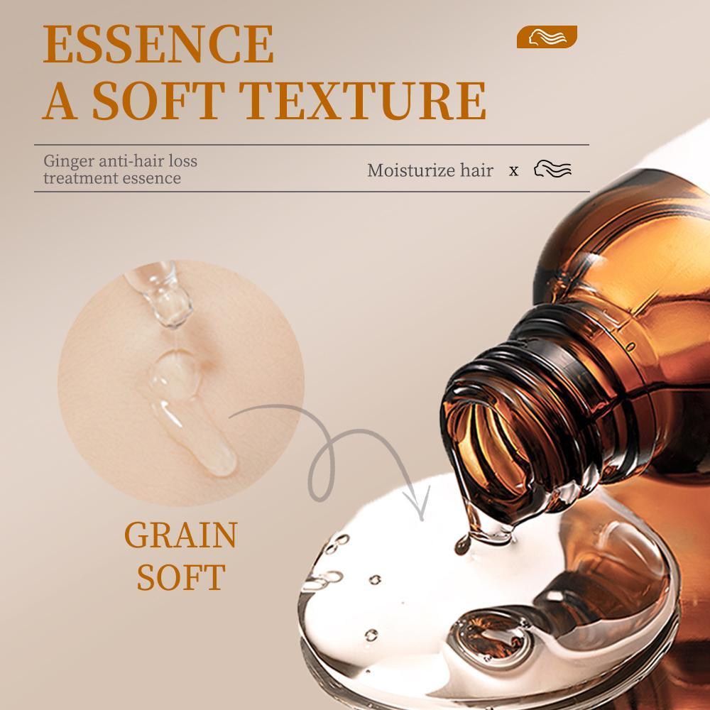Ginger Hair Care Essence Moisturizing, Ginger Hair Care Essence, Hair Care & Styling Product for Women & Mens, Hair Products