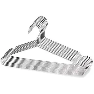 Wire Hangers Coat Hangers Strong Heavy Duty Stainless Steel Metal Hangers 17.7 Inch Ultra Thin Space Saving Clothes Hangers