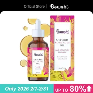 Bowoki Cyperus Rotundus Oil for Natural Hair Reduction - 60ml/2oz