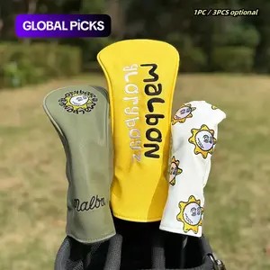 Golf Club Head Cover, Durable & Stylish Design, Perfect Fit for Drivers, Fairways, Woods, Hybrids, Essential Golf Accessory, Golf Head Covers, Golf Equipment, Golf Gear #GLOBAL PICKS